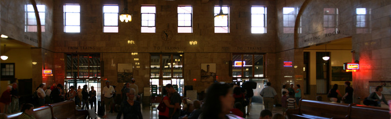 [Inside of Union Station in Portland, OR]