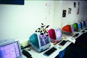 [Cow on iMac]