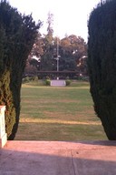 [From the Southeast Side of the Building, Looking at the Memorial Platform]