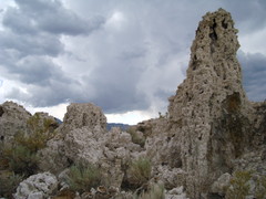 [Twenty-Foot Tufa Stalagmite]