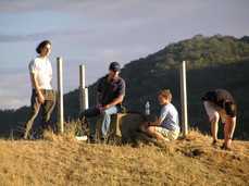 [Woodley, Dima, Andrew and Some Guy on the Bank of a Reservoir]