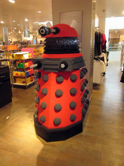 [Yep. A Lego dalek.]