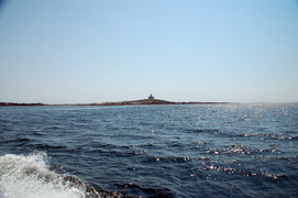 [Lighthouse at Entrance to Bar Harbor]