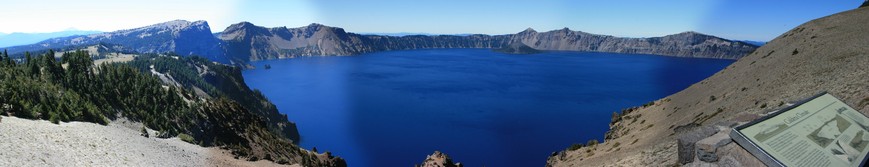 [Sun Notch, Applegate Peak, Phantom Ship, Chaski Slide, Garfield Peak, Wizard Island, The Watchman, Hillman Peak, Devil's Backbone, Llao Rock]