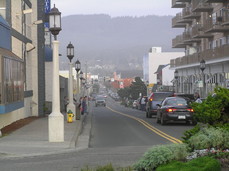 [Downtown Seaside from the Beach]