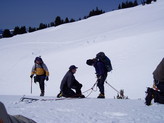 [Mike Helps Brooke Set up a Carabiner Brake]