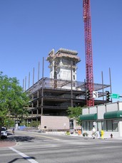 [Slab Tower + Steel Building?]