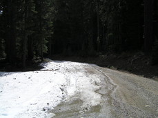 [Snowy Road Closure]