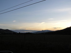 [Sunset and Cloud Patterns, South on WA141]