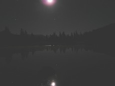 [Moon and Lake, Steady Aim]