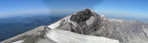 [Looking Westward back at the Summit]