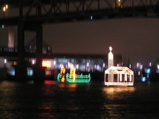 [Santa Paddling and Church]