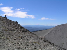 [Tiny Justin, The Sisters, and Mt. Jefferson]