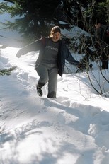 [Lara Stumbling Through Snow]