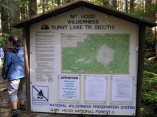 [Burnt Lake Trailhead, of the Zig Zag Mtn. Loop]