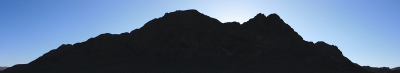 [Westward Silhouette from Racetrack Playa]