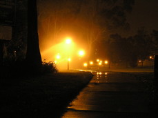 [Sprinklers and Lights, Northwest Entrance]