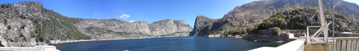 [Hetch Hetchy Eastward from O'Shaughnessy Dam]