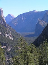 [Valley. I love how the valley looks like huge boulders among a bunch of tiny trees...yet the trees are huge, too.]